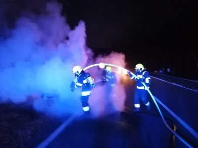 Fahrzeugbrand am Zerlachberg