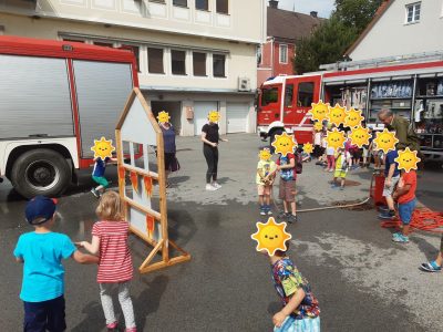 Besuch vom Kindergarten Kirchbach 2021