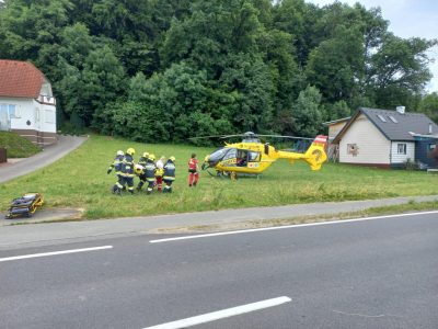 T03V – Motorradunfall in Zerlach